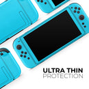 Solid Turquoise Blue // Premium Vinyl Wrap Skin Kit Compatible with the Nintendo Switch 2