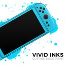 Solid Turquoise Blue // Premium Vinyl Wrap Skin Kit Compatible with the Nintendo Switch 2