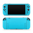 Solid Turquoise Blue // Premium Vinyl Wrap Skin Kit Compatible with the Nintendo Switch 2