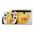 Sour Kiss Friendly Emoticons // Premium Vinyl Wrap Skin Kit Compatible with the Nintendo Switch 2
