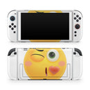 Sour Kiss Friendly Emoticons // Premium Vinyl Wrap Skin Kit Compatible with the Nintendo Switch 2