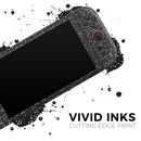 Sparkling Black Ultra Metallic Glitter // Premium Vinyl Wrap Skin Kit Compatible with the Nintendo Switch 2
