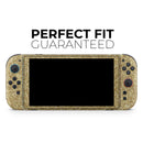 Sparkling Gold Ultra Metallic Glitter // Premium Vinyl Wrap Skin Kit Compatible with the Nintendo Switch 2