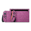 Sparkling Pink Ultra Metallic Glitter // Premium Vinyl Wrap Skin Kit Compatible with the Nintendo Switch 2