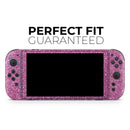 Sparkling Pink Ultra Metallic Glitter // Premium Vinyl Wrap Skin Kit Compatible with the Nintendo Switch 2