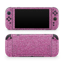Sparkling Pink Ultra Metallic Glitter // Premium Vinyl Wrap Skin Kit Compatible with the Nintendo Switch 2