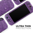 Sparkling Purple Ultra Metallic Glitter // Premium Vinyl Wrap Skin Kit Compatible with the Nintendo Switch 2