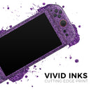 Sparkling Purple Ultra Metallic Glitter // Premium Vinyl Wrap Skin Kit Compatible with the Nintendo Switch 2