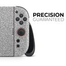Sparkling Silver Ultra Metallic Glitter // Premium Vinyl Wrap Skin Kit Compatible with the Nintendo Switch 2