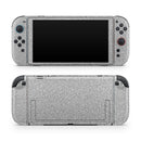 Sparkling Silver Ultra Metallic Glitter // Premium Vinyl Wrap Skin Kit Compatible with the Nintendo Switch 2