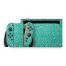 Sparkling Teal Ultra Metallic Glitter // Premium Vinyl Wrap Skin Kit Compatible with the Nintendo Switch 2