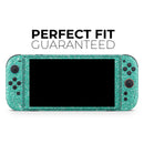 Sparkling Teal Ultra Metallic Glitter // Premium Vinyl Wrap Skin Kit Compatible with the Nintendo Switch 2