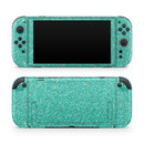 Sparkling Teal Ultra Metallic Glitter // Premium Vinyl Wrap Skin Kit Compatible with the Nintendo Switch 2