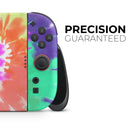 Spiral Tie Dye V1 // Premium Vinyl Wrap Skin Kit Compatible with the Nintendo Switch 2