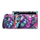 Spiral Tie Dye V3 // Premium Vinyl Wrap Skin Kit Compatible with the Nintendo Switch 2