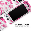 Spiral Tie Dye V6 // Premium Vinyl Wrap Skin Kit Compatible with the Nintendo Switch 2