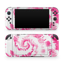 Spiral Tie Dye V6 // Premium Vinyl Wrap Skin Kit Compatible with the Nintendo Switch 2