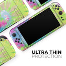 Spiral Tie Dye V7 // Premium Vinyl Wrap Skin Kit Compatible with the Nintendo Switch 2