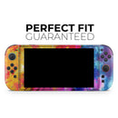 Spiral Tie Dye V8 // Premium Vinyl Wrap Skin Kit Compatible with the Nintendo Switch 2