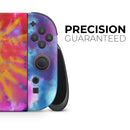Spiral Tie Dye V8 // Premium Vinyl Wrap Skin Kit Compatible with the Nintendo Switch 2