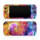 Spiral Tie Dye V8 // Premium Vinyl Wrap Skin Kit Compatible with the Nintendo Switch 2