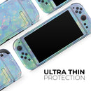 Splattered Opal Gemstone V1 // Premium Vinyl Wrap Skin Kit Compatible with the Nintendo Switch 2