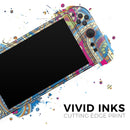 Subtle Blue & Yellow Paisley Pattern // Premium Vinyl Wrap Skin Kit Compatible with the Nintendo Switch 2