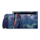 Subtle Blue and Green Nebula // Premium Vinyl Wrap Skin Kit Compatible with the Nintendo Switch 2