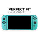 Subtle Neon Turquoise Surface // Premium Vinyl Wrap Skin Kit Compatible with the Nintendo Switch 2