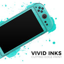 Subtle Neon Turquoise Surface // Premium Vinyl Wrap Skin Kit Compatible with the Nintendo Switch 2