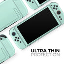 Subtle Solid Green // Premium Vinyl Wrap Skin Kit Compatible with the Nintendo Switch 2