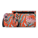 Summer Floral Coral v2 // Premium Vinyl Wrap Skin Kit Compatible with the Nintendo Switch 2