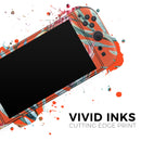 Summer Floral Coral v2 // Premium Vinyl Wrap Skin Kit Compatible with the Nintendo Switch 2
