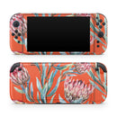 Summer Floral Coral v2 // Premium Vinyl Wrap Skin Kit Compatible with the Nintendo Switch 2