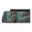 Swirling Dark Acrylic Marble // Premium Vinyl Wrap Skin Kit Compatible with the Nintendo Switch 2