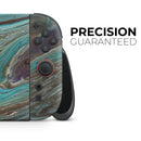 Swirling Dark Acrylic Marble // Premium Vinyl Wrap Skin Kit Compatible with the Nintendo Switch 2