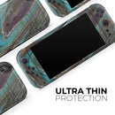 Swirling Dark Acrylic Marble // Premium Vinyl Wrap Skin Kit Compatible with the Nintendo Switch 2