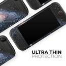 Swirling Glowing Starry Galaxy // Premium Vinyl Wrap Skin Kit Compatible with the Nintendo Switch 2