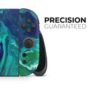 Teal Oil Mixture // Premium Vinyl Wrap Skin Kit Compatible with the Nintendo Switch 2