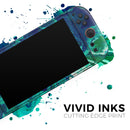 Teal Oil Mixture // Premium Vinyl Wrap Skin Kit Compatible with the Nintendo Switch 2