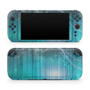 Teal Twilight Zone with Strikes of Lightening // Premium Vinyl Wrap Skin Kit Compatible with the Nintendo Switch 2