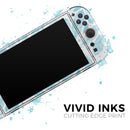 Teal Zendoodle Feathers // Premium Vinyl Wrap Skin Kit Compatible with the Nintendo Switch 2