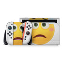 Teary Sad Friendly Emoticons // Premium Vinyl Wrap Skin Kit Compatible with the Nintendo Switch 2