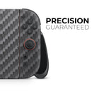 Textured Black Carbon Fiber // Premium Vinyl Wrap Skin Kit Compatible with the Nintendo Switch 2