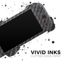 Textured Black Carbon Fiber // Premium Vinyl Wrap Skin Kit Compatible with the Nintendo Switch 2
