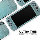 Textured Teal Surface // Premium Vinyl Wrap Skin Kit Compatible with the Nintendo Switch 2