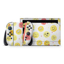 The All Over Emoji Pattern // Premium Vinyl Wrap Skin Kit Compatible with the Nintendo Switch 2