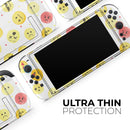 The All Over Emoji Pattern // Premium Vinyl Wrap Skin Kit Compatible with the Nintendo Switch 2
