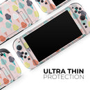 The All Over Pink Ice Cream Cone Pattern // Premium Vinyl Wrap Skin Kit Compatible with the Nintendo Switch 2