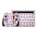 The All Over Watermelon Slice Pattern // Premium Vinyl Wrap Skin Kit Compatible with the Nintendo Switch 2